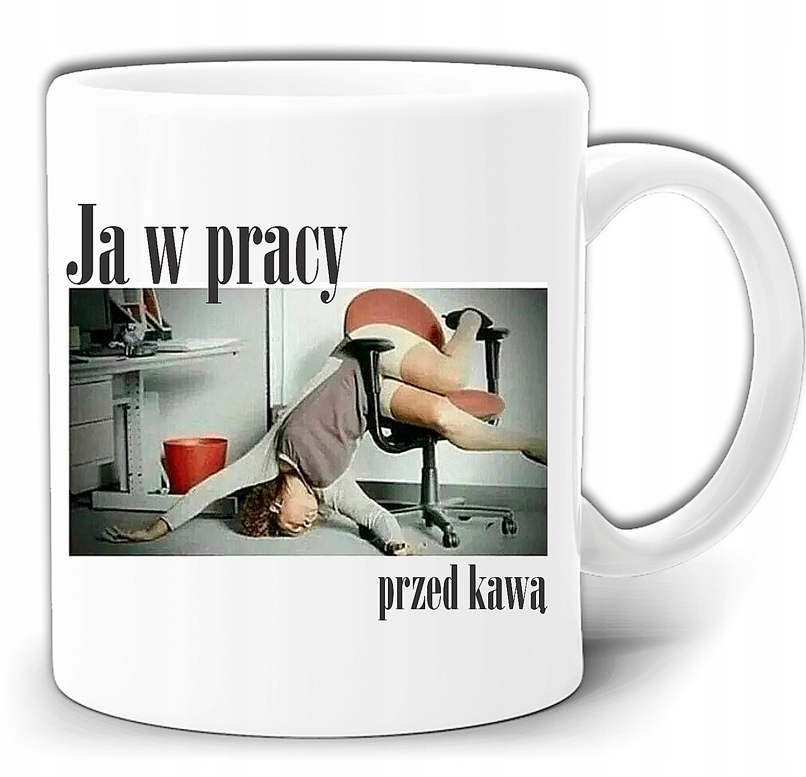 

Śmieszny Kubek Ja W Pracy Przed Kawą +pudełk GW253
