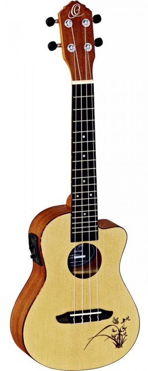 Ortega RU5CE – Koncertní Ukulele S Elektronikou