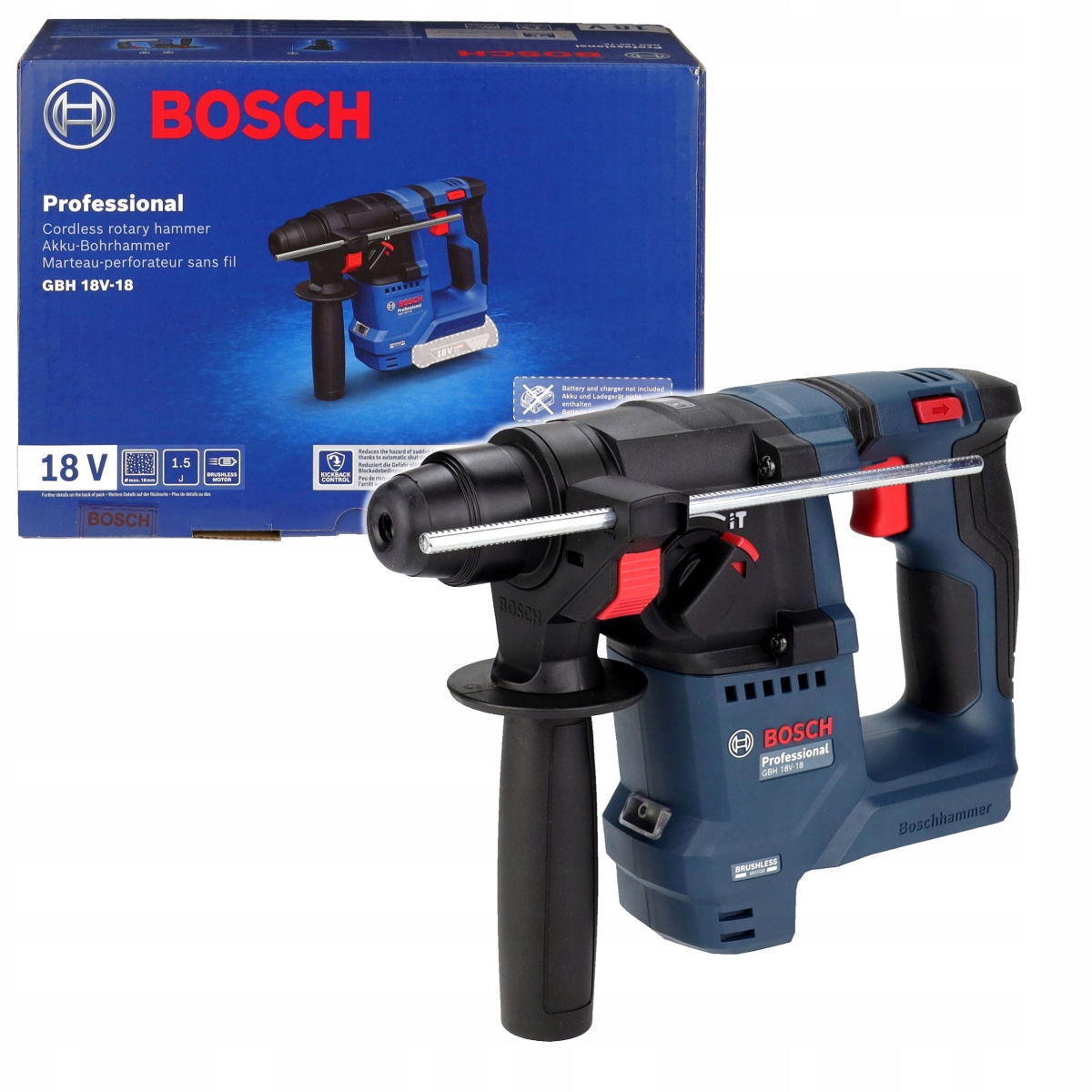 Akumulatorowy Młot Gbh 18V-18 Bosch Korpus Body