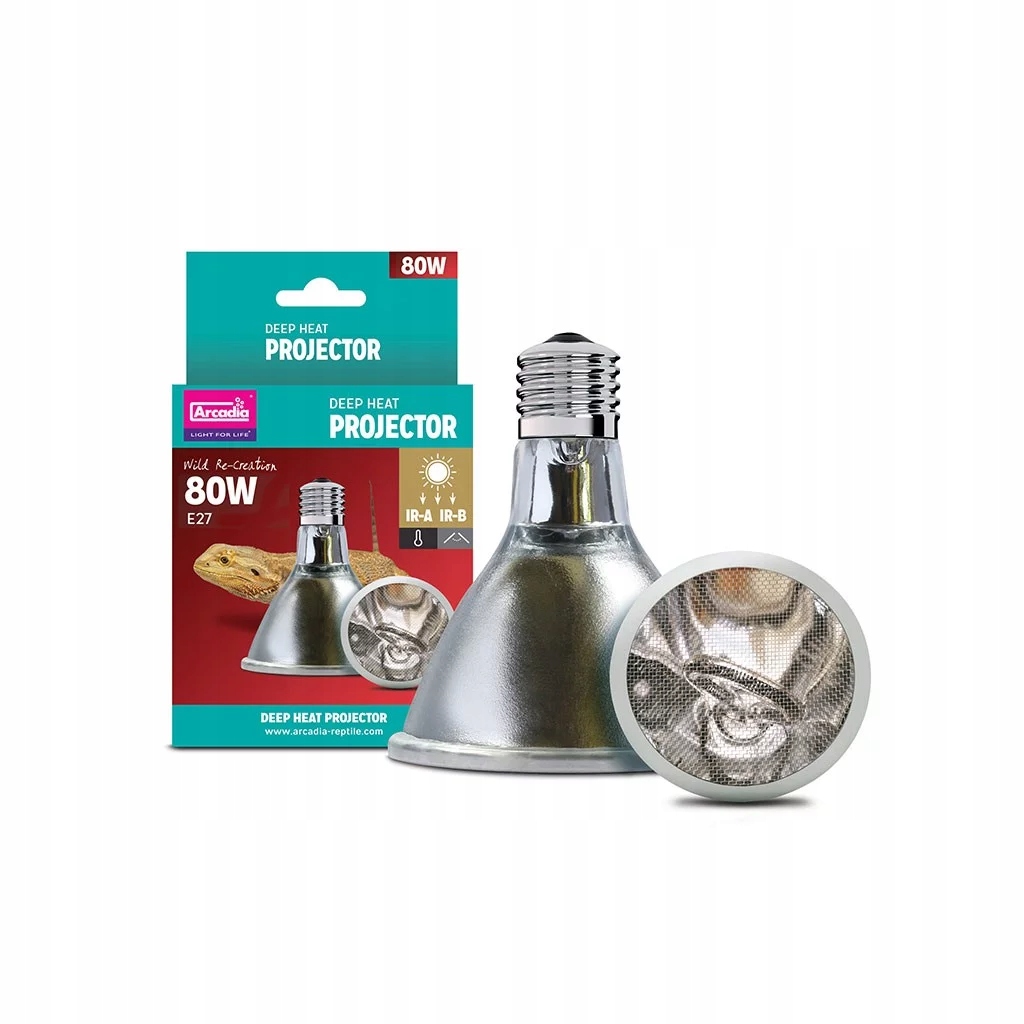 Levně Arcadia Deep Heat Tepelný zářič pro Terárium 80 W