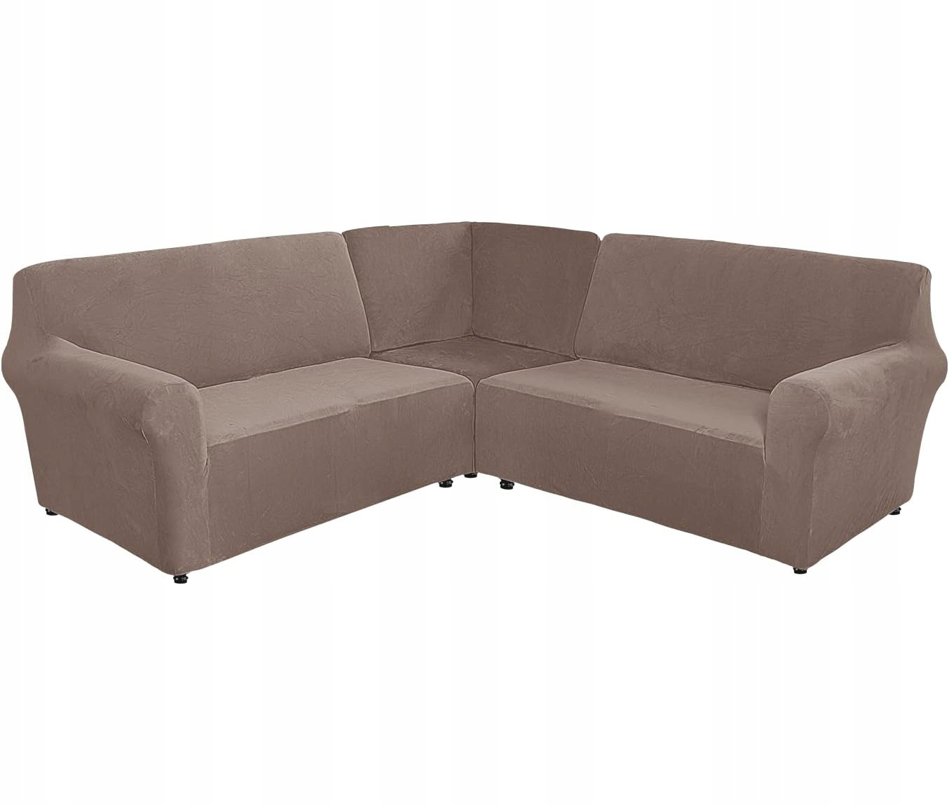 Poťah na rohový velúr L Mingpinhuius pružný 5-miestny