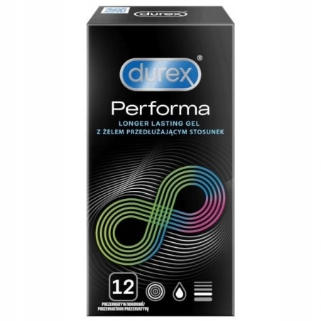 

Prezerwatywy Durex Performa 12 Sztuk Opóźniające