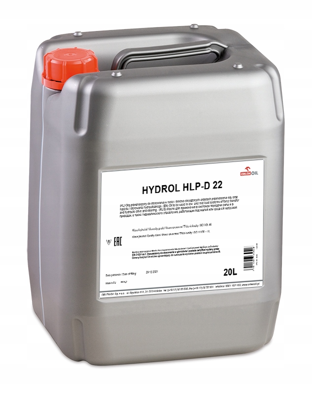 Olej Hydrauliczny Orlen Oil HYDROL HLP-D 22|20litr