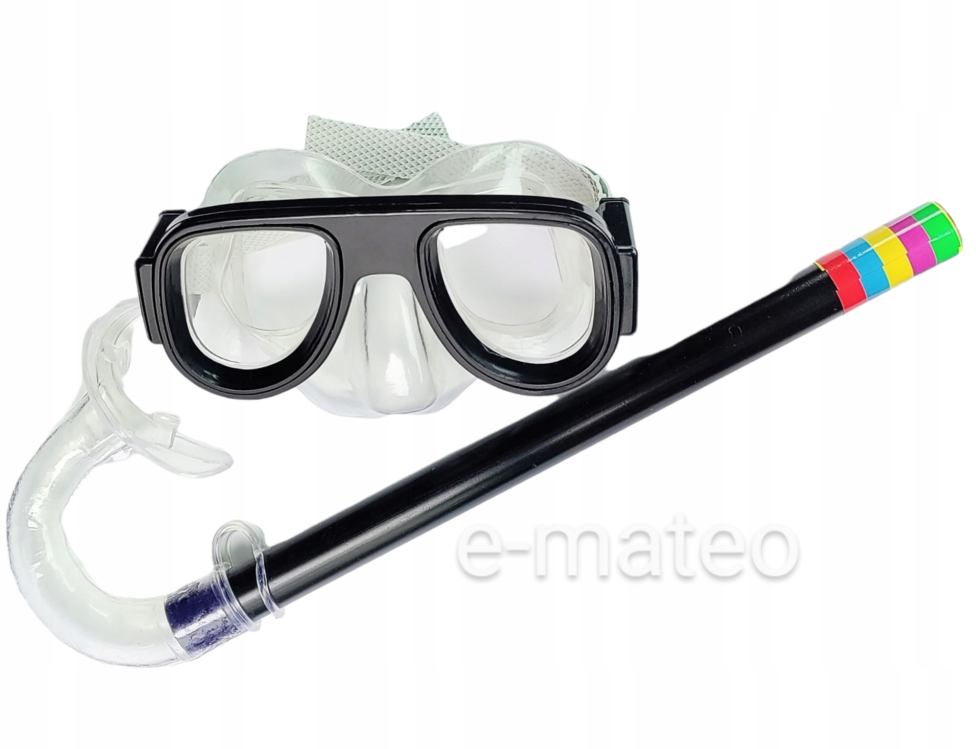 ZESTAW DO NURKOWANIA DLA DZIECI MASKA RURKA Marka inna