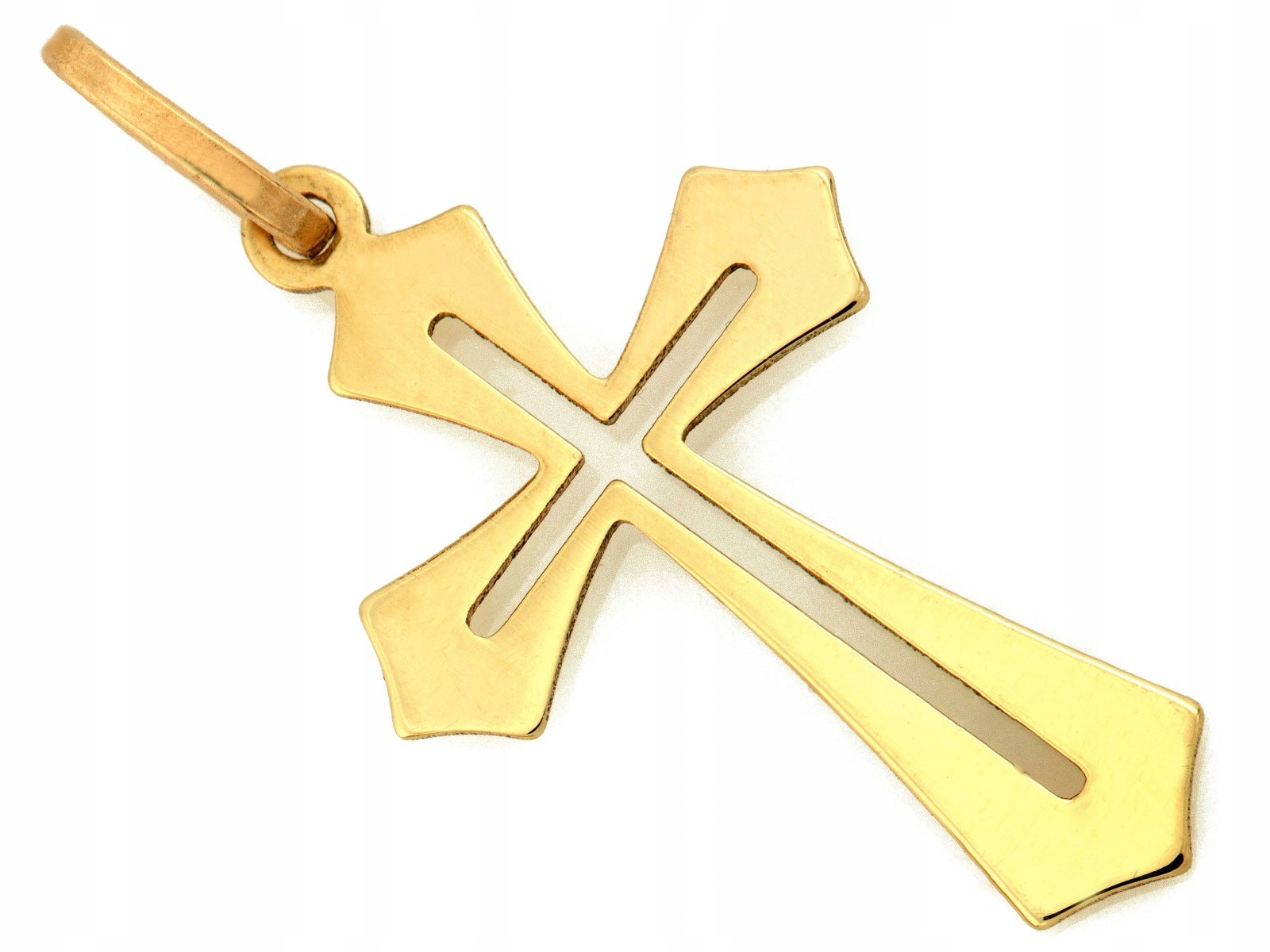 Dámský přívěsek ze zlata 585 křížek 0.46g elegantní módní pro ni 14k