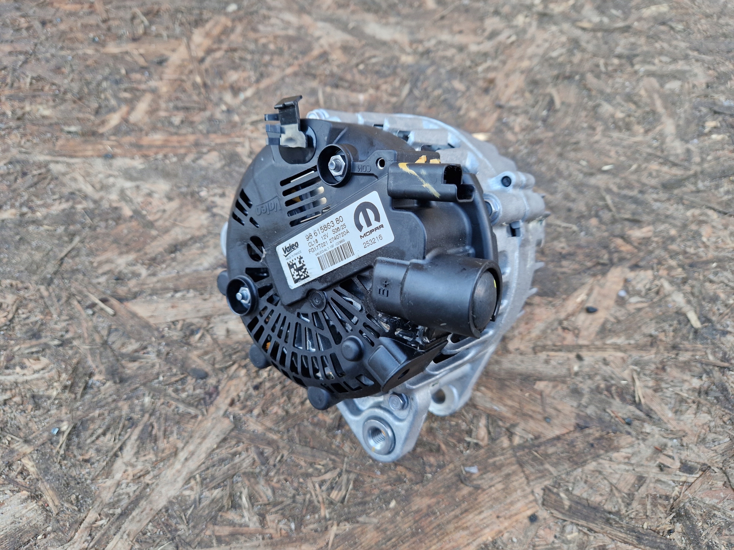 ALTERNATOR PEUGEOT CITROEN OPEL 1.5 HDI 9861586380