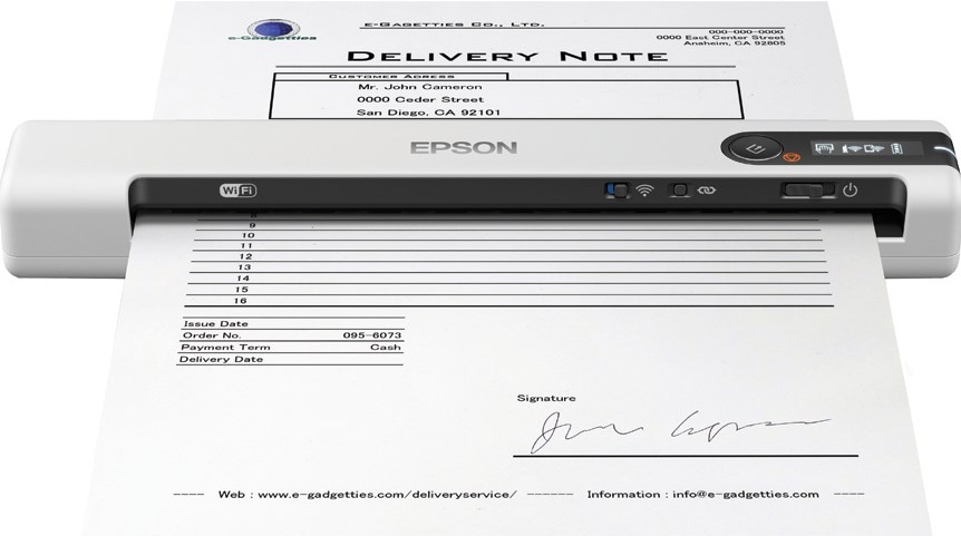Epson WorkForce DS-80W, A4, 600x600 dpi, Usb, mobilný B11B253402