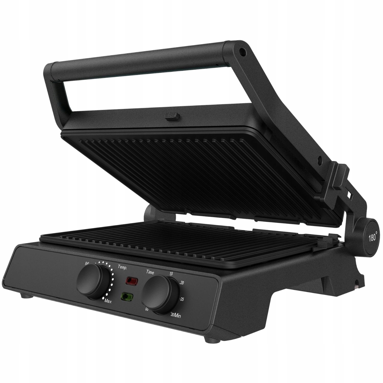 Grill elektryczny rozkładany Łucznik Eg 0215 B Czarny nieprzywieralny Ilag