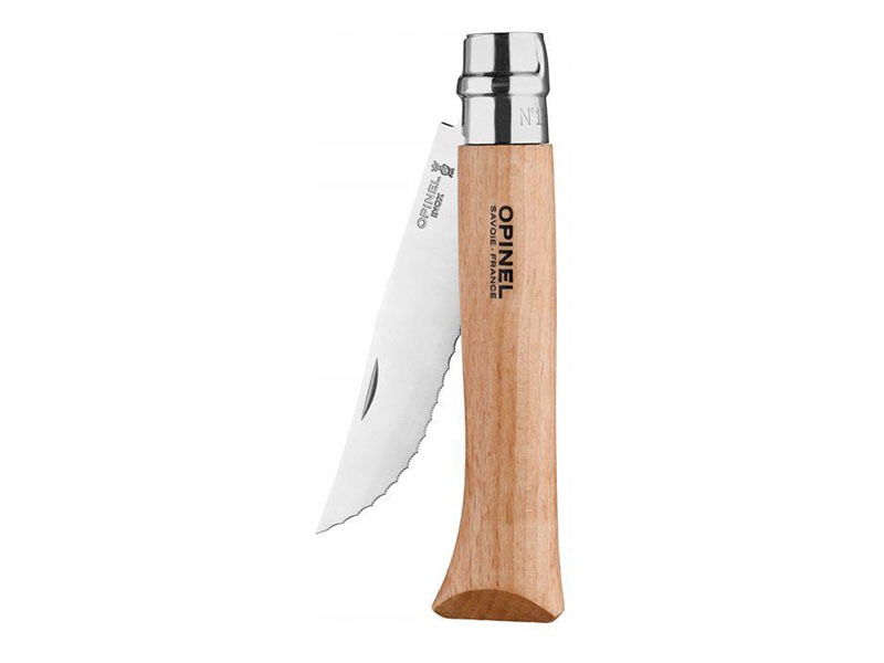 OPINEL NÓŻ INOX NATURAL 12 SERRATED 002441 12821461353 Allegro.pl