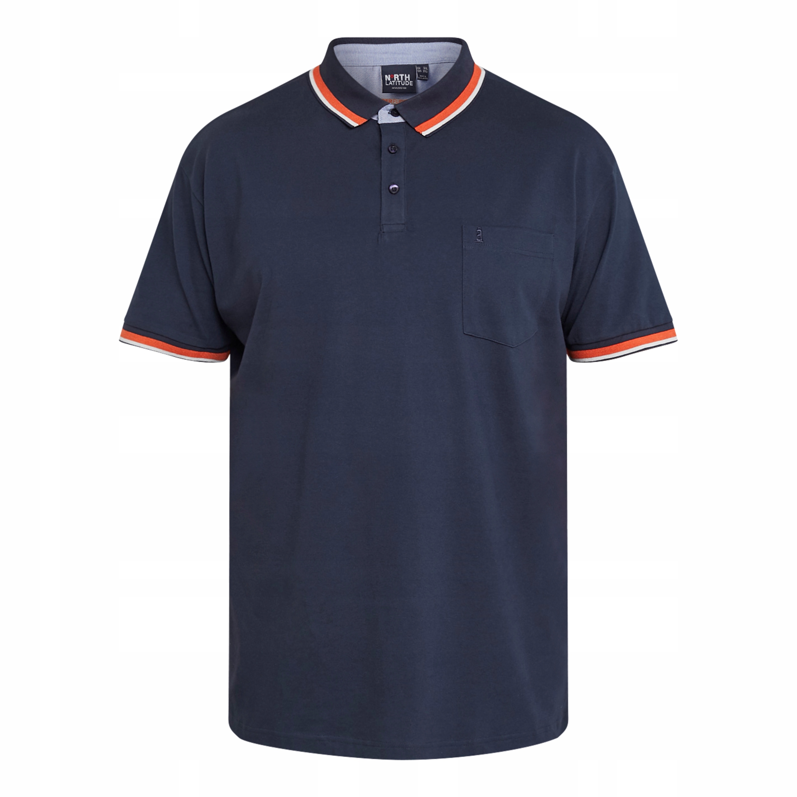 North Latitude Velké Rozměry Polokošile Tmavě Modré 5XL 150 cm