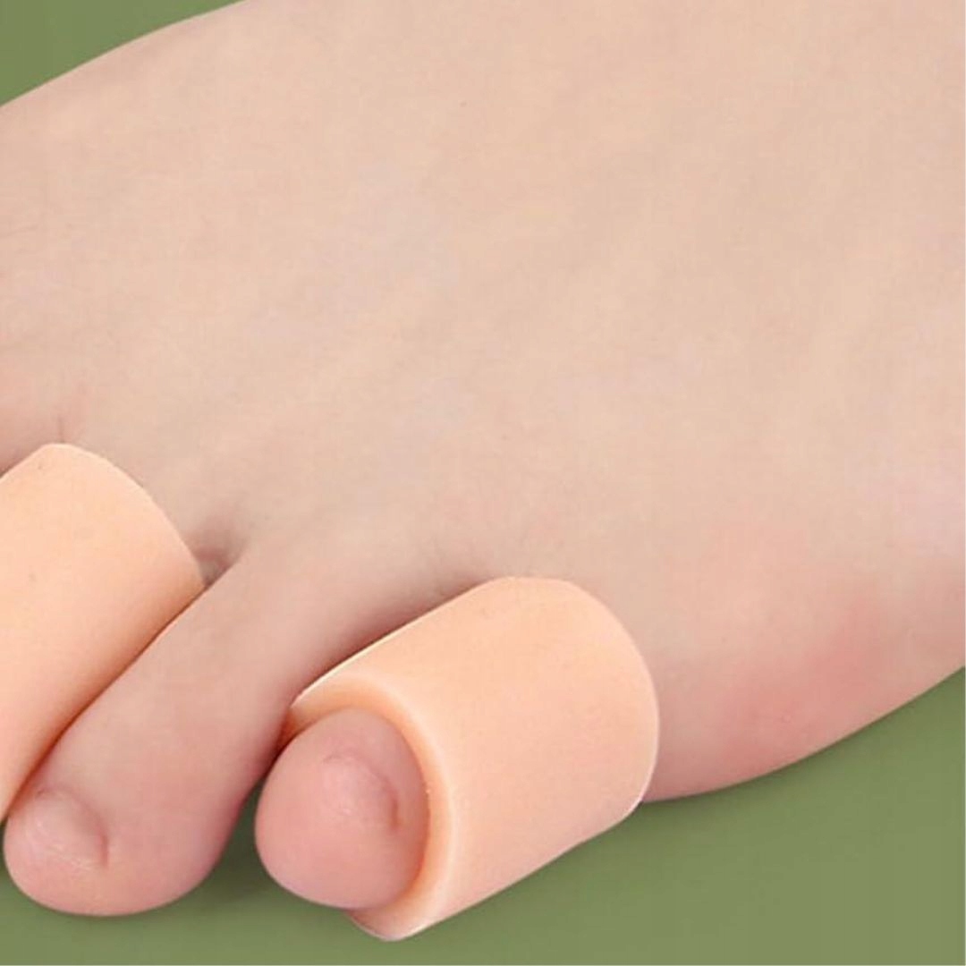 2x OSŁONKA SILIKONOWA NA PALCE ODCISKI OTARCIA DO DOCINANIA 2x 10CM - PRO Marka bez marki