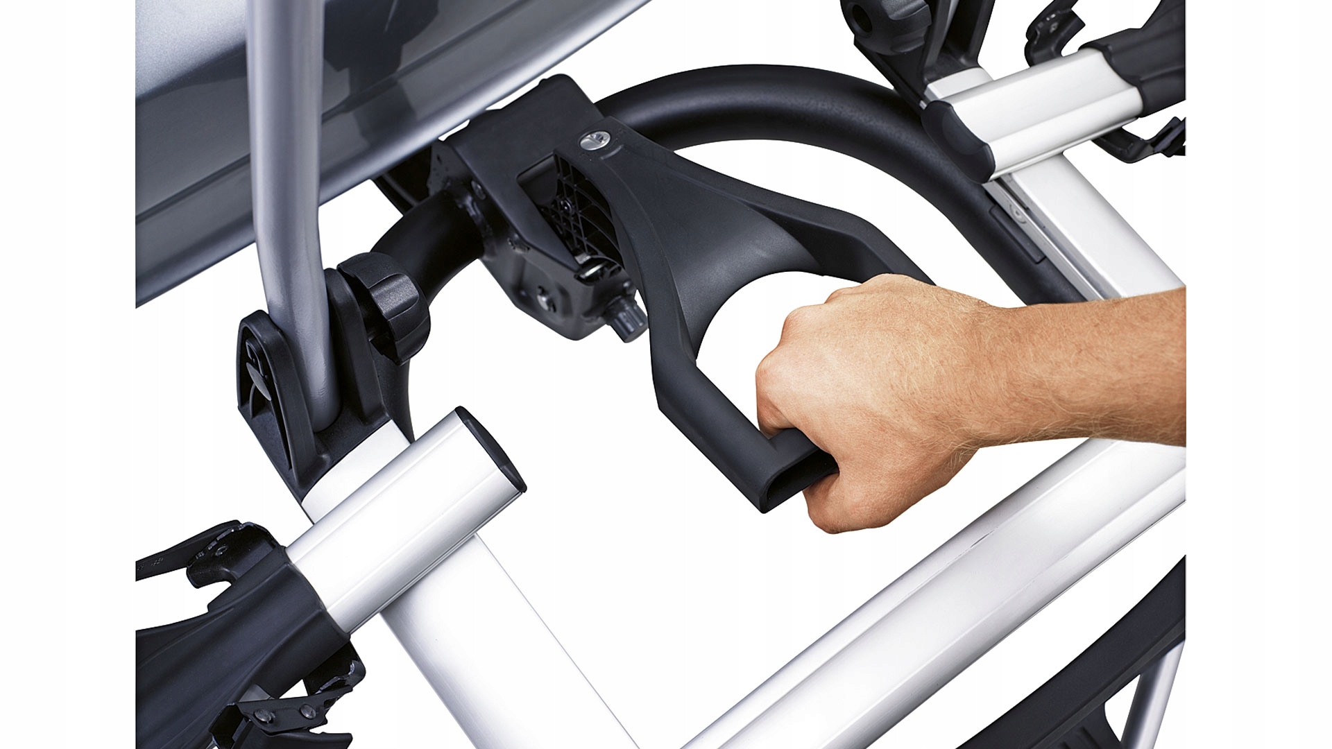 Bagaznik platforma EuroWay na 2 rowery THULE 920 Color silver