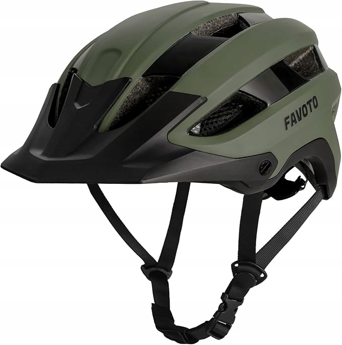Favoto Kask Mtb z odpinanym daszkiem L (59-61cm)