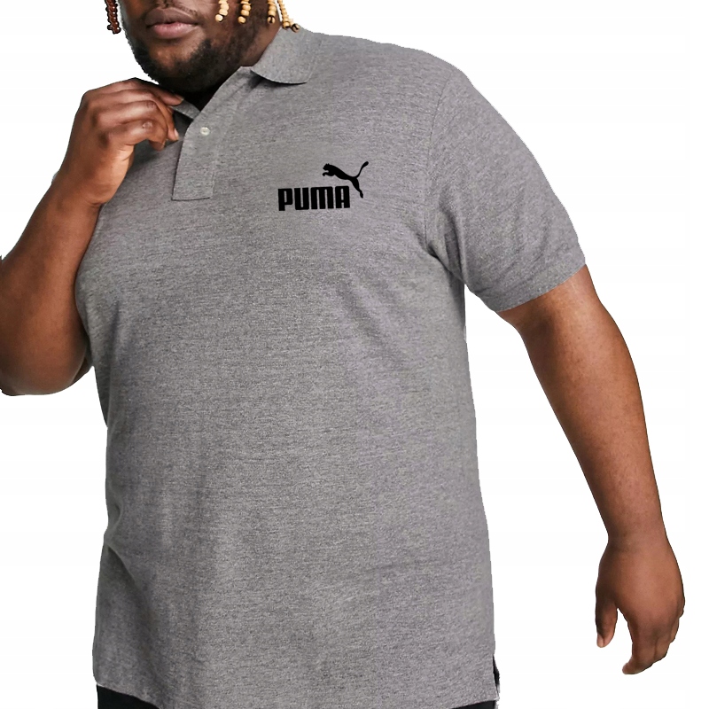 

Puma koszulka polo polówka szara plus size 6XL