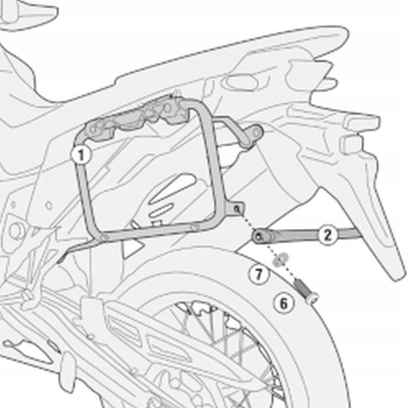 Kappa Rošt Bočných Kufrov Monokey Honda XL 750 Transalp (2023) Tiež