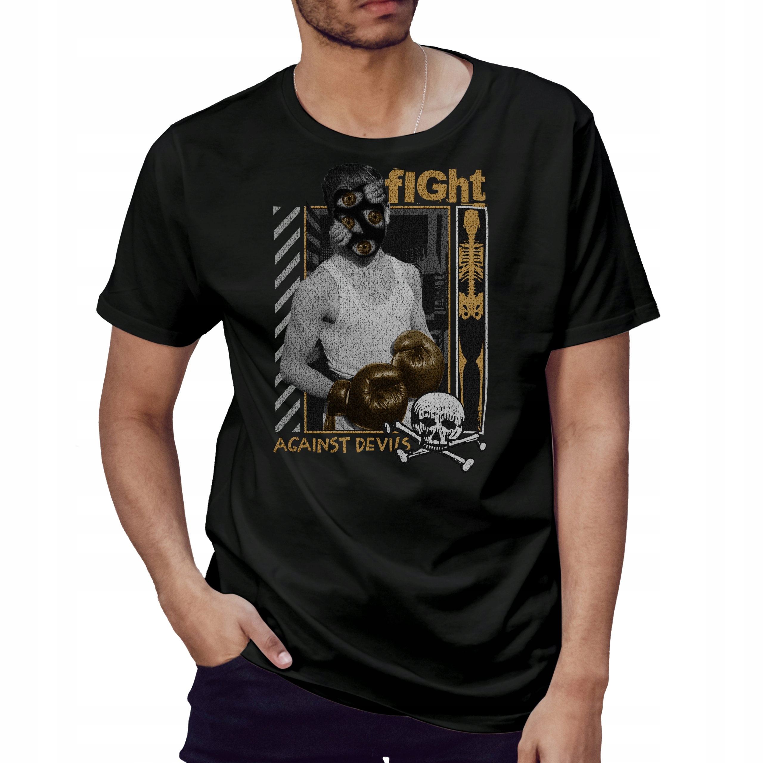 Mikina s potiskem Fight Against Devils