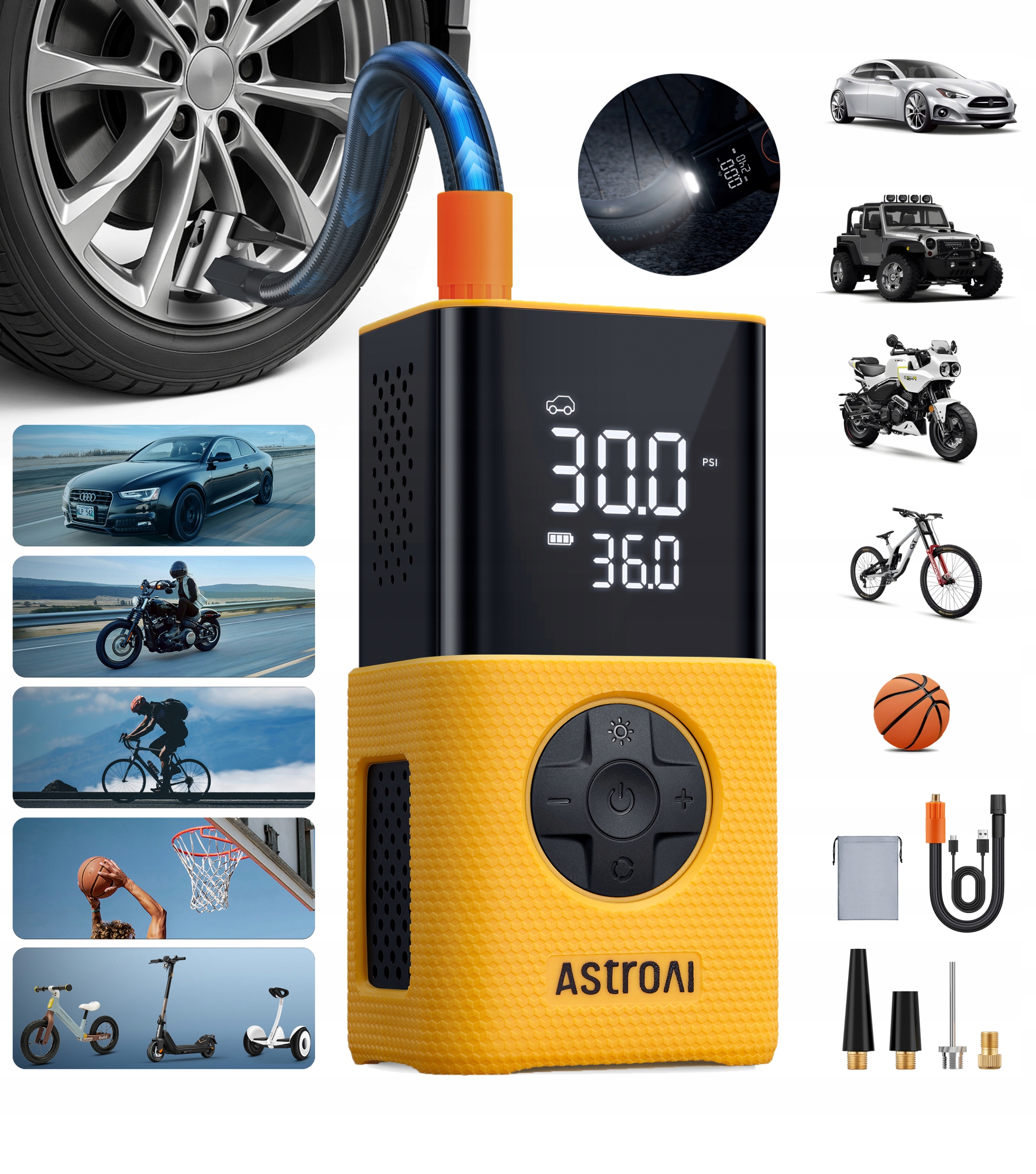 Sprężarka powietrza AstroAi Airun L7 150 PSI 10,3 bar