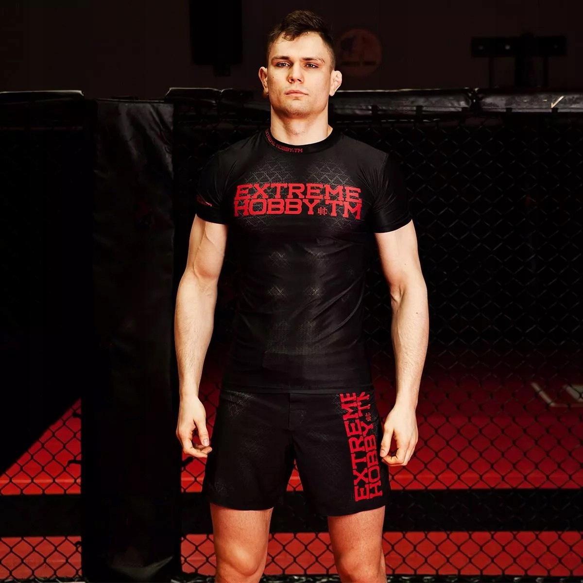 Koszulka do MMA męska Termoaktywna BLACK ARMOUR XL Kod producenta 1991-26533-XL