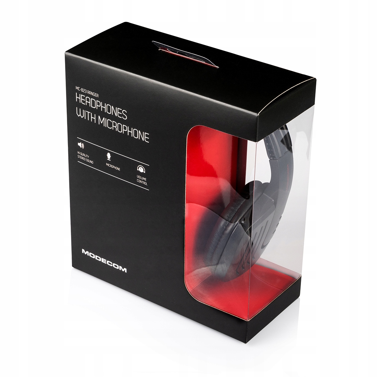 Słuchawki gamingowe Modecom MC-823 RANGER mikrofon pilot Długość przewodu 2.2 m