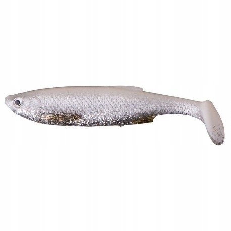 Savage Gear 3D Bleak Paddle Tail 13cm White Silver