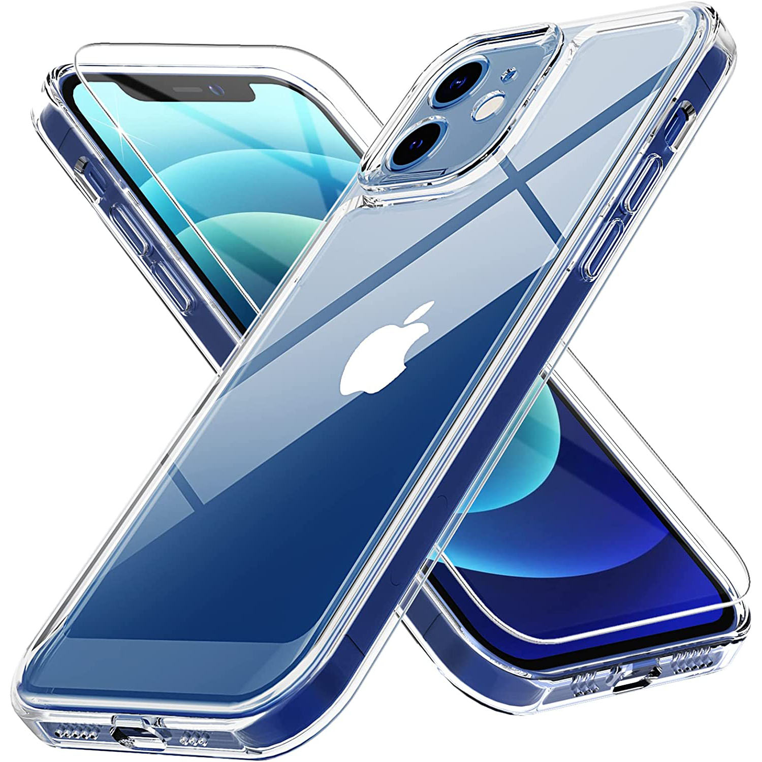 

Etui na Iphone 12/12 Pro 2MM Bezbarwne Slim, Szkło