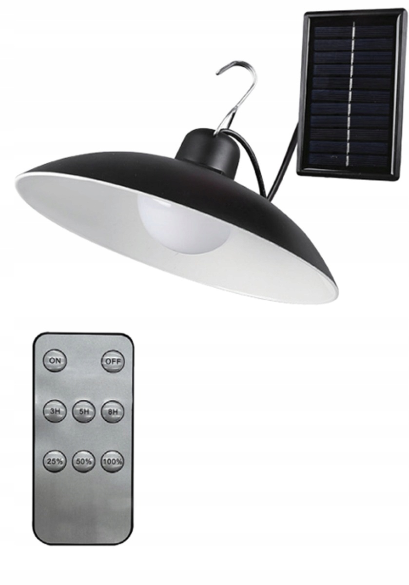 

Lampa Solarna Led Czujnik Zmierzchu Pilot