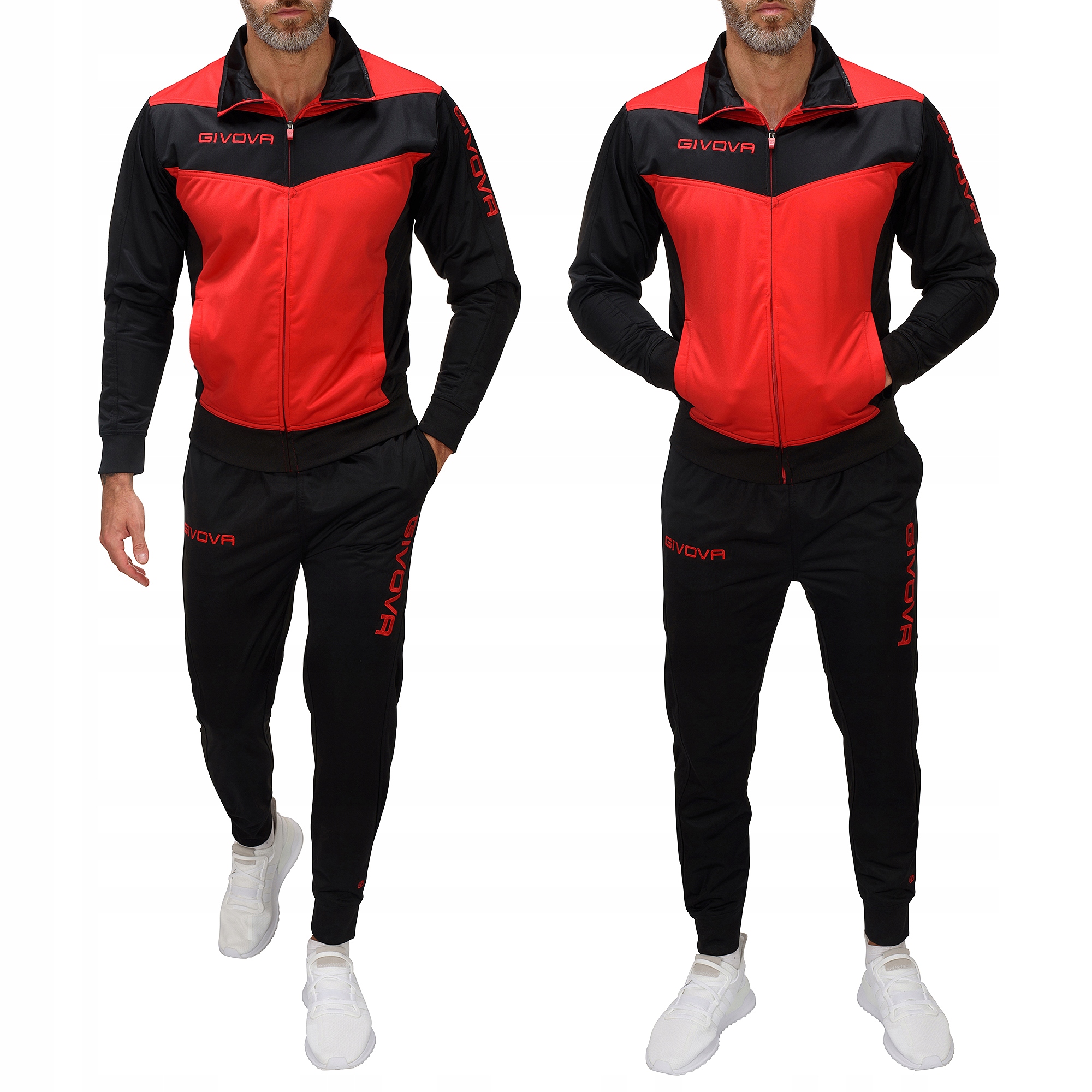 TR018L-43 r. XL GIVOVA VISA MĘSKI KOMPLET DRESOWY