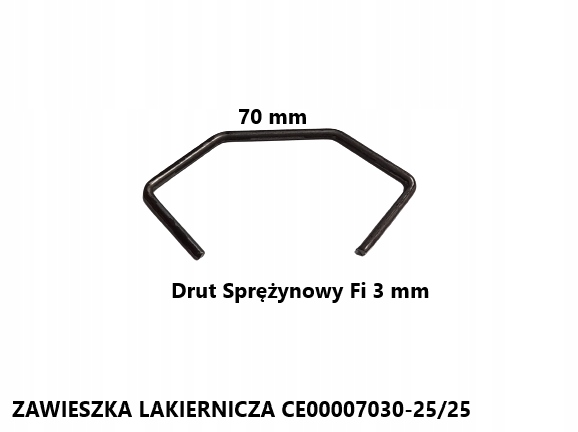

Zawieszki Lakiernicze S CE00007030-25/25 100 szt.