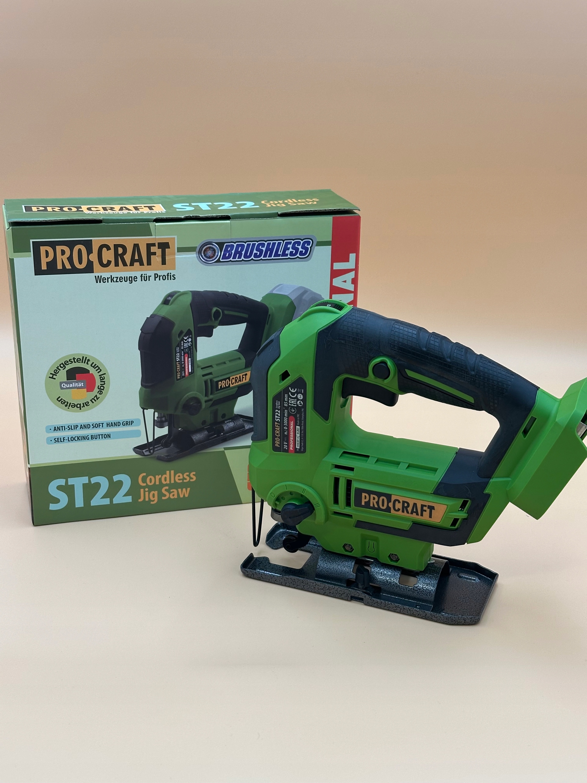 Akumulátorová přímočará pila Procraft ST22