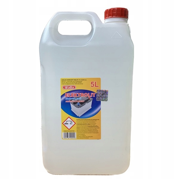 ELEKTROLIT roztwór 38% 1.28 g/cm3 akumulatorowy do akumulatorów 5L