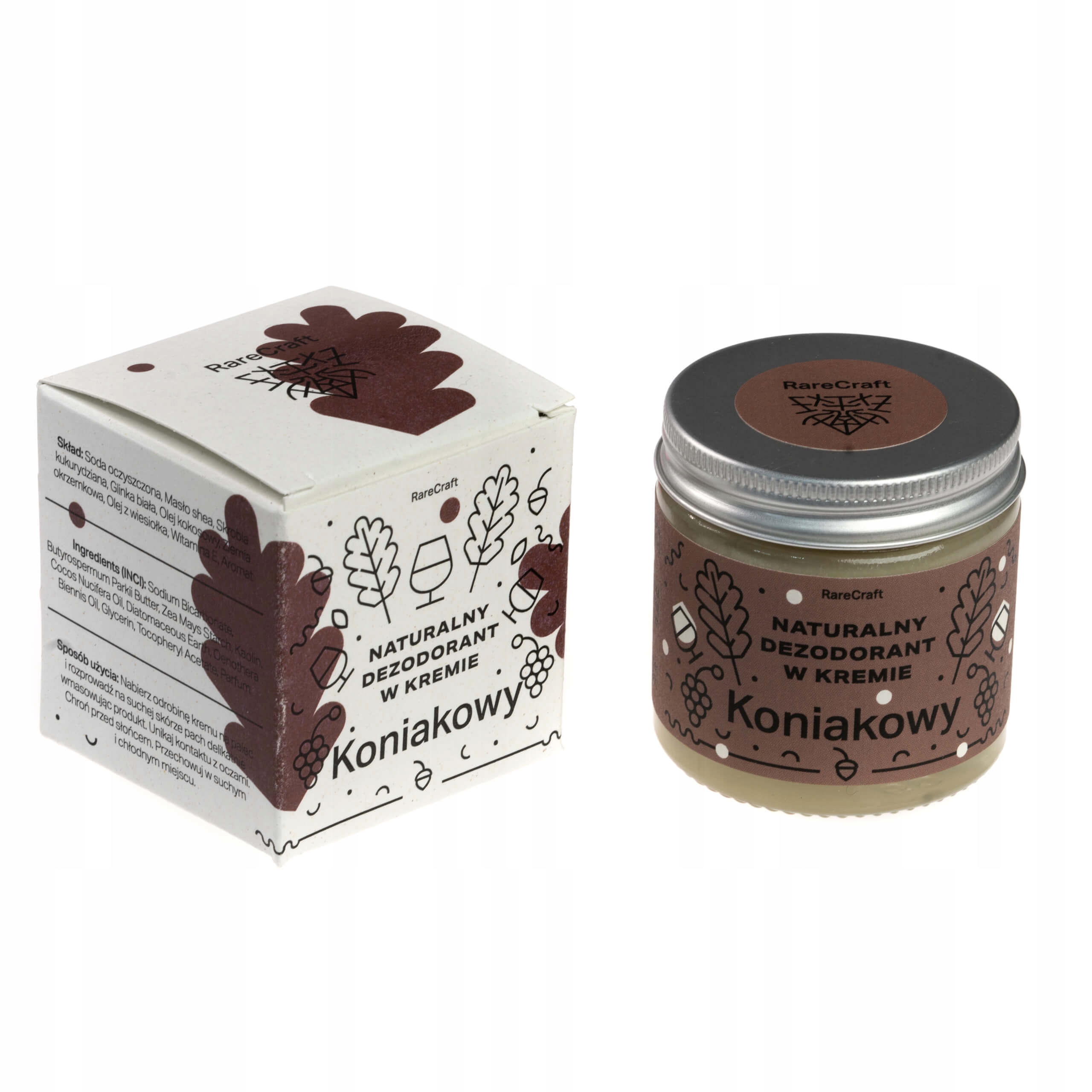 

RareCraft naturalny dezodorant w kremie Koniakowy