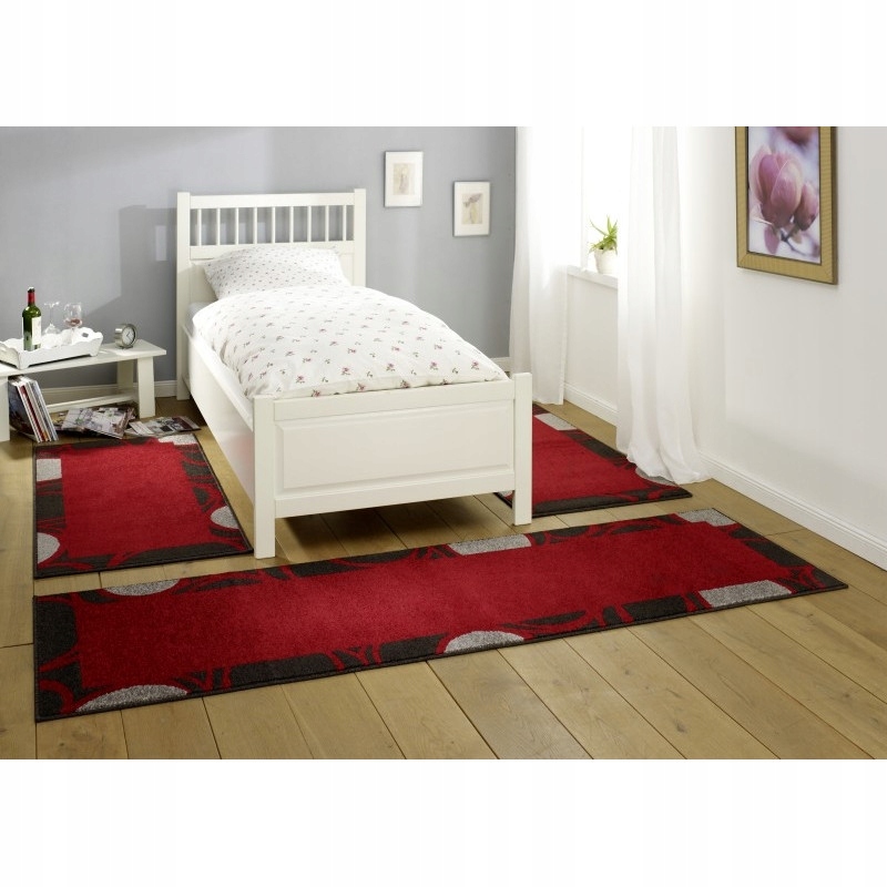 Sada kobercov s mäkkým vlasom do spálne, obývačky 70x240 cm a 2x 70x140 cm