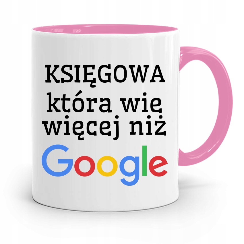 

Kubek Różowy Dla Księgowej Księgowego