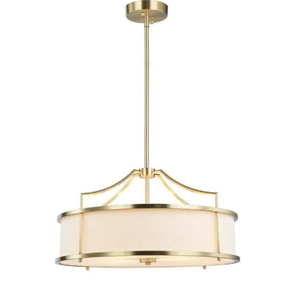 Lampa do obývačky, spálne, do interiéru New Hampton Stanza Old Gold M 4x E27