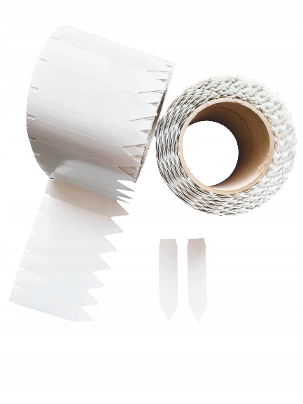 Zásuvné zahradnické etikety se šipkami Bílé 105 mm x 23,5 mm 2500 kusů