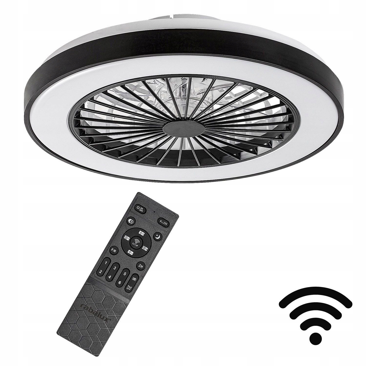 Stropná lampa s ventilátorom 40W WiFi Led ventilátor s diaľkovým ovládaním Dalf