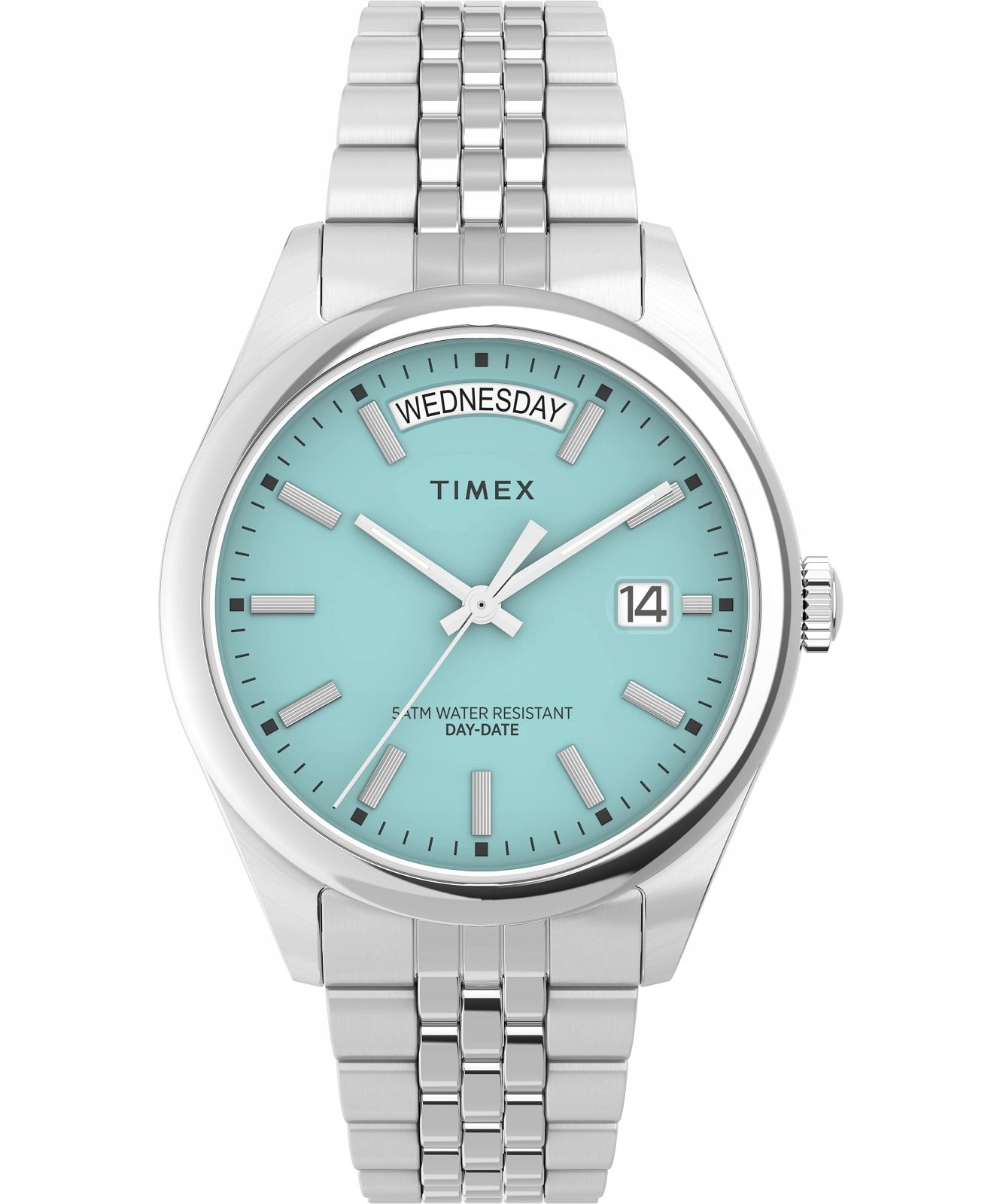 Dámské hodinky Timex Legacy Day and Date Tiffany Blue Timex-TW2V68400