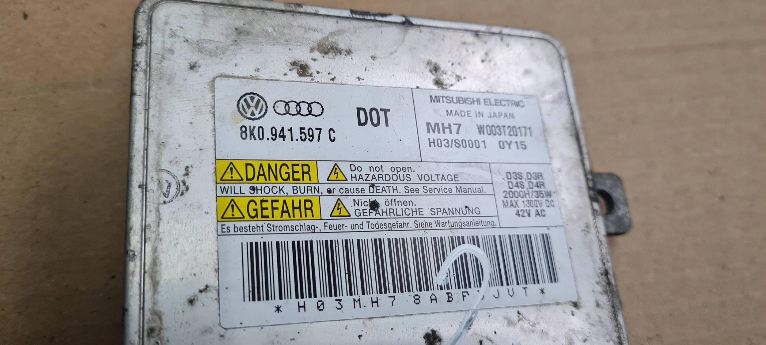A6 C6 LIFT control unit lights module 8K0941597C A6 C7 A4 B8 A5