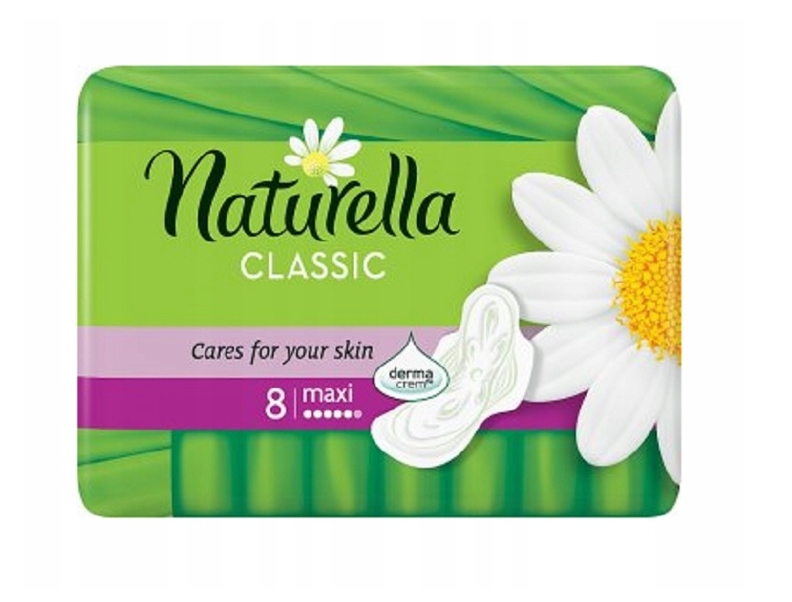 

Podpaski Naturella Classic Maxi ze skrzydełkami x8