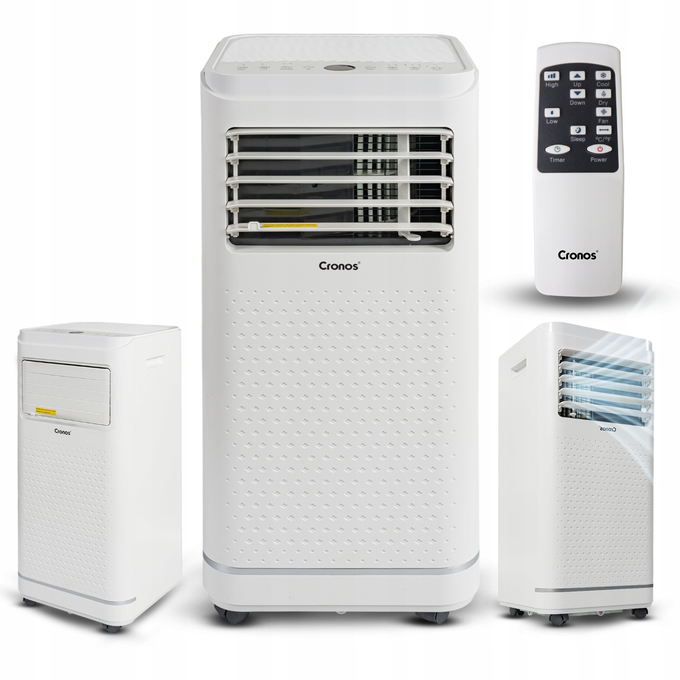 Prenosná Klimatizácia 2600W Tichá 2,6KW 25m2 Pilot A Príslušenstvo Cronos