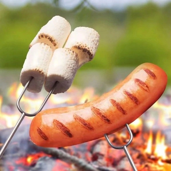 WIDELEC KIJ DO OGNISKA TELESKOPOWY NIERDZEWNY Długość 85 cm