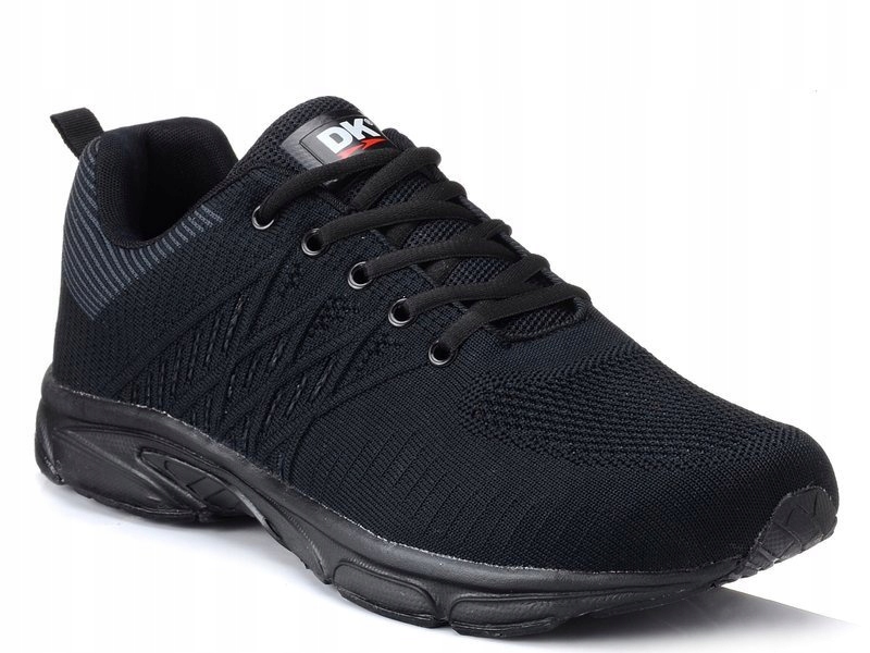 Buty męskie sportowe lekkie przewiewne czarne do biegania Dk Castro 47