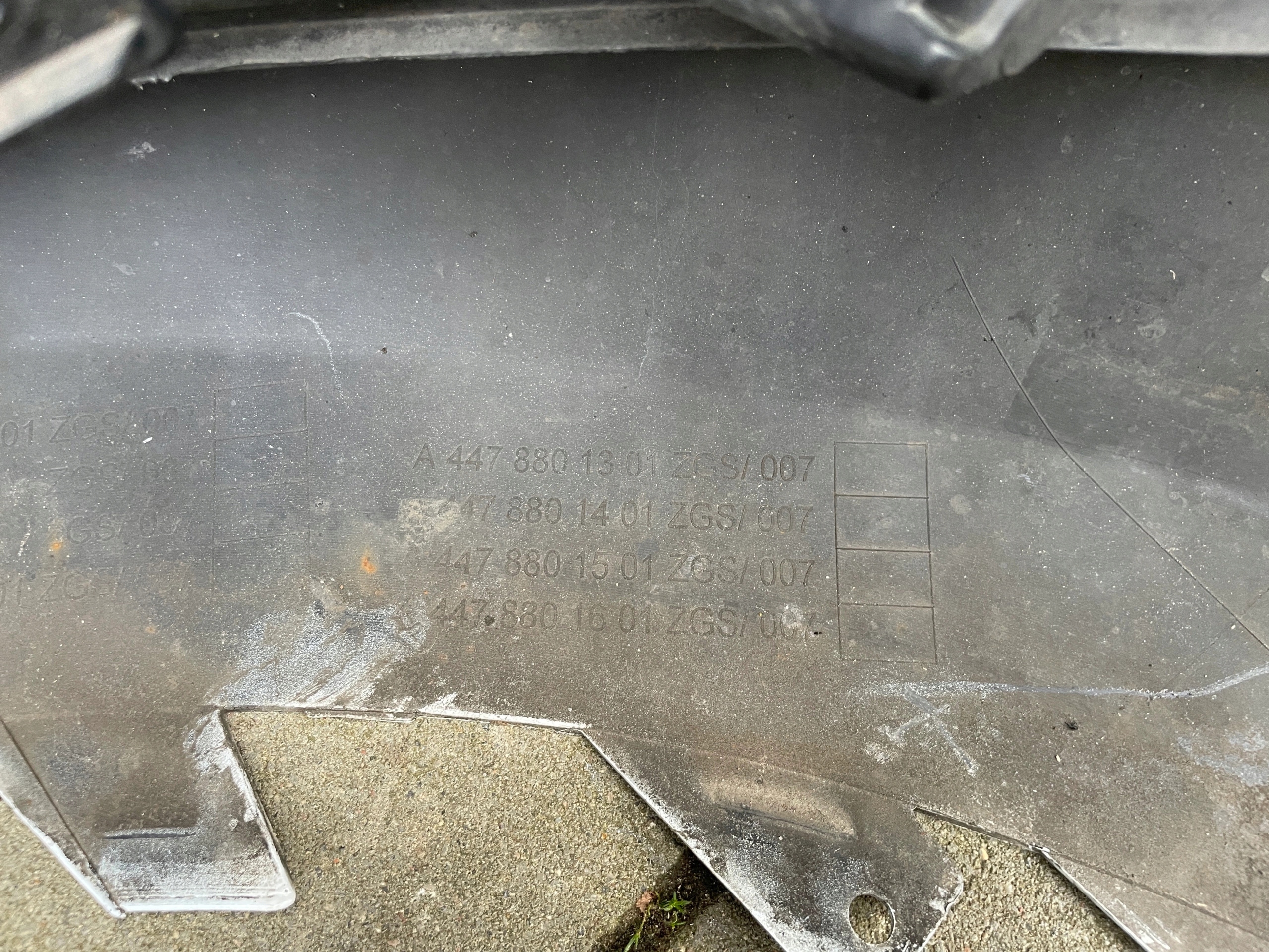 Mercedes V klassa V 447 nárazník předek přední