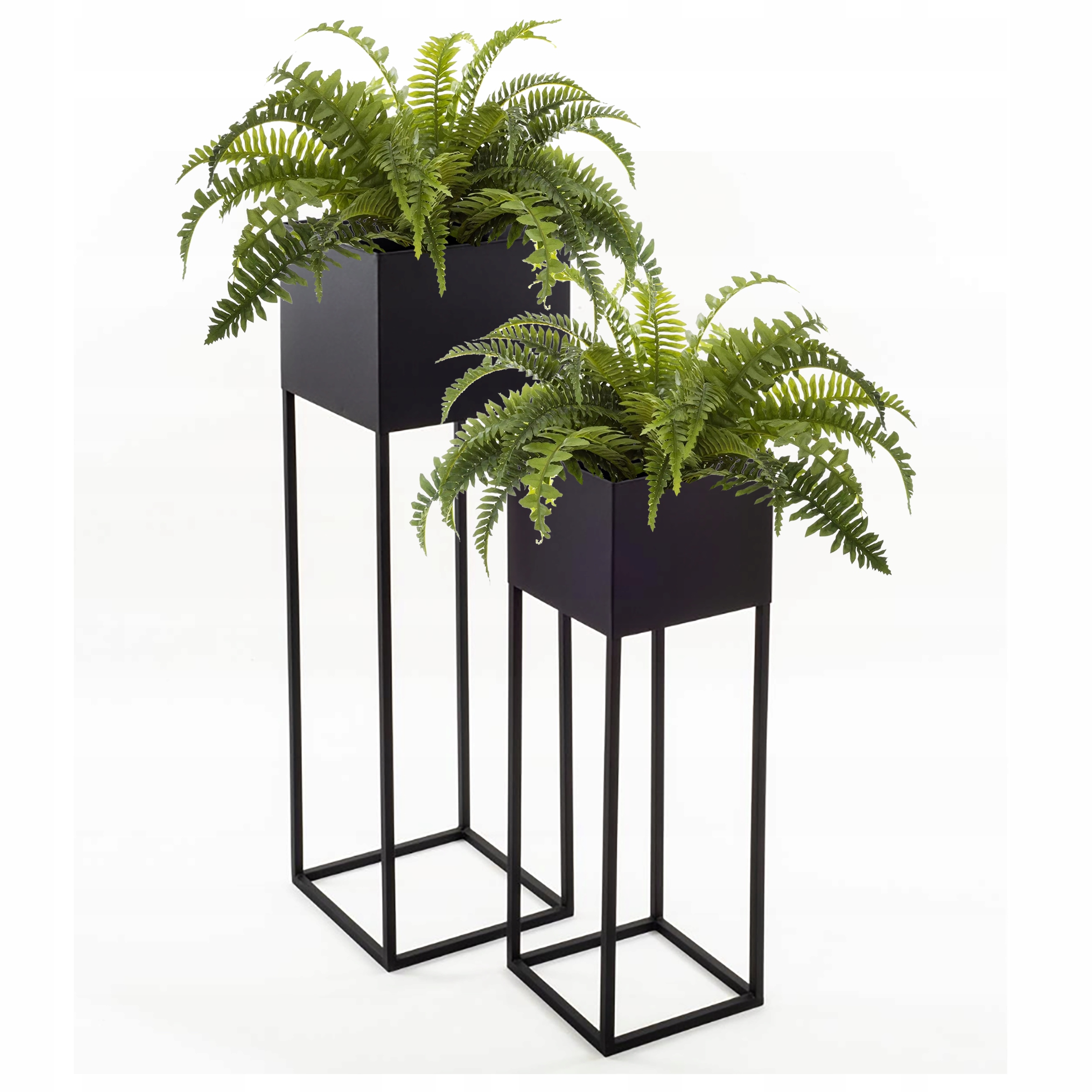 Kvetináče Stojace Loft Set Vysoký Kov ideálny do domácnosti