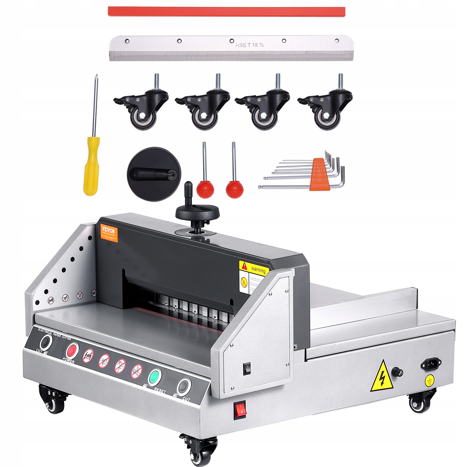 Elektryczna Gilotyna Maszyna Do Cięcia Papieru 110-120V 59.5×60.5×39CM