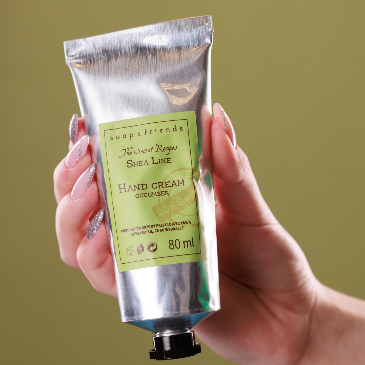 Krem do rąk shea 20% Ogórek 80ml Seria Shea Line