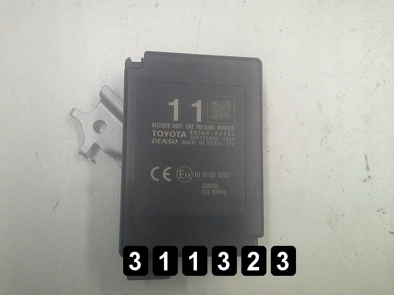 2016 Toyota Auris Ecu 89760-02111