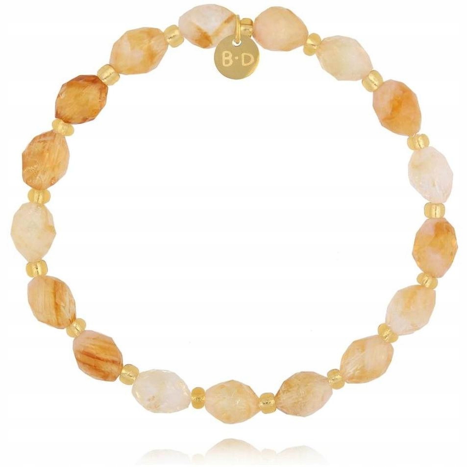 Dámský béžový náramek By Dziubeka citron 17 cm