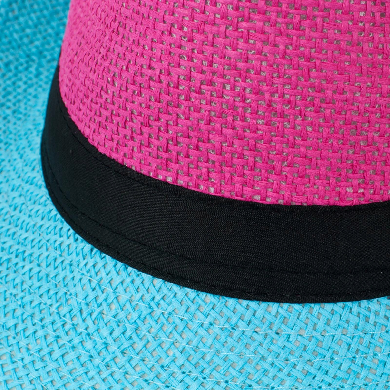 Szaleo letni KAPELUSZ duokolor UNISEKS cz14111-5 Wzór dominujący bez wzoru