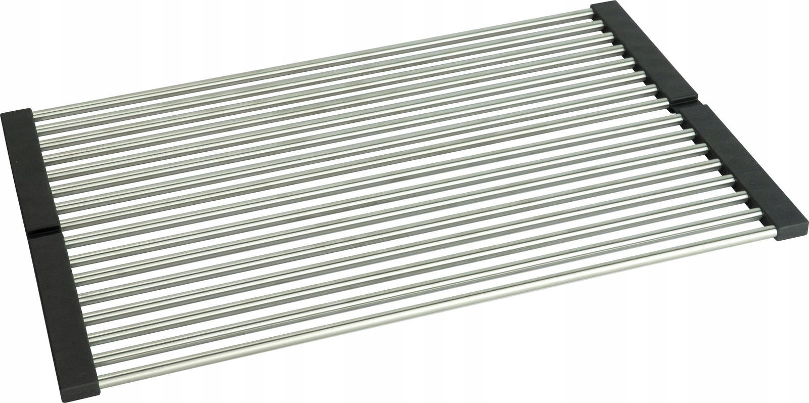 Levně Skládací odkapávač na dřez z nerezová ocel, kartáčovaný, 47 x 30 cm, ZZH_02NM